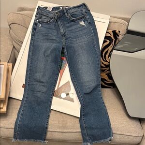 Sam Edelman Stiletto High Rise Crop Boot Jeans Size 28